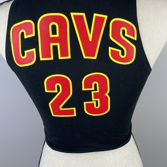 SHEIN Cleveland Cavaliers Lebron Womens Crop Shirt SZ S/XS Snug Fit Stretch - Picture 6 of 9